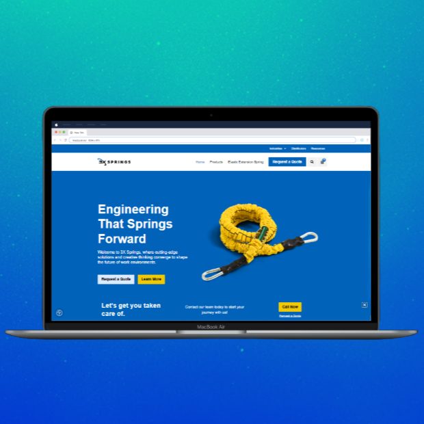 3xSprings website project by Bytespark Digital